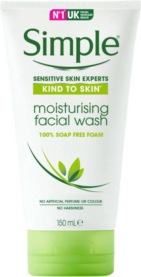 Simple 6x Face Wash Hydraterend 150 ml
