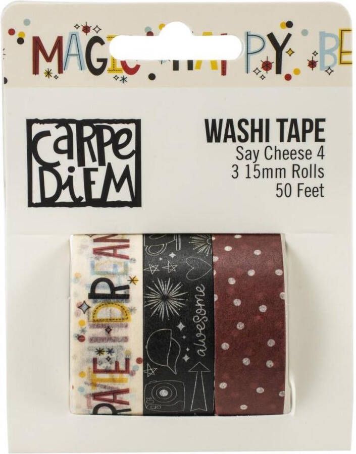 Simple Stories : Say Cheese 4 Washi Tape 3 Pkg (SAY10545)