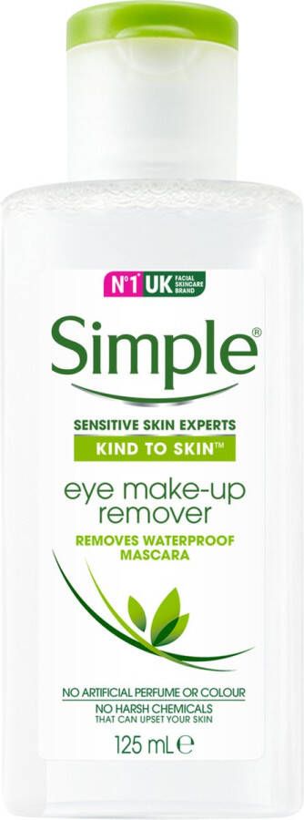 Simple x6 eye make up remover 125ml