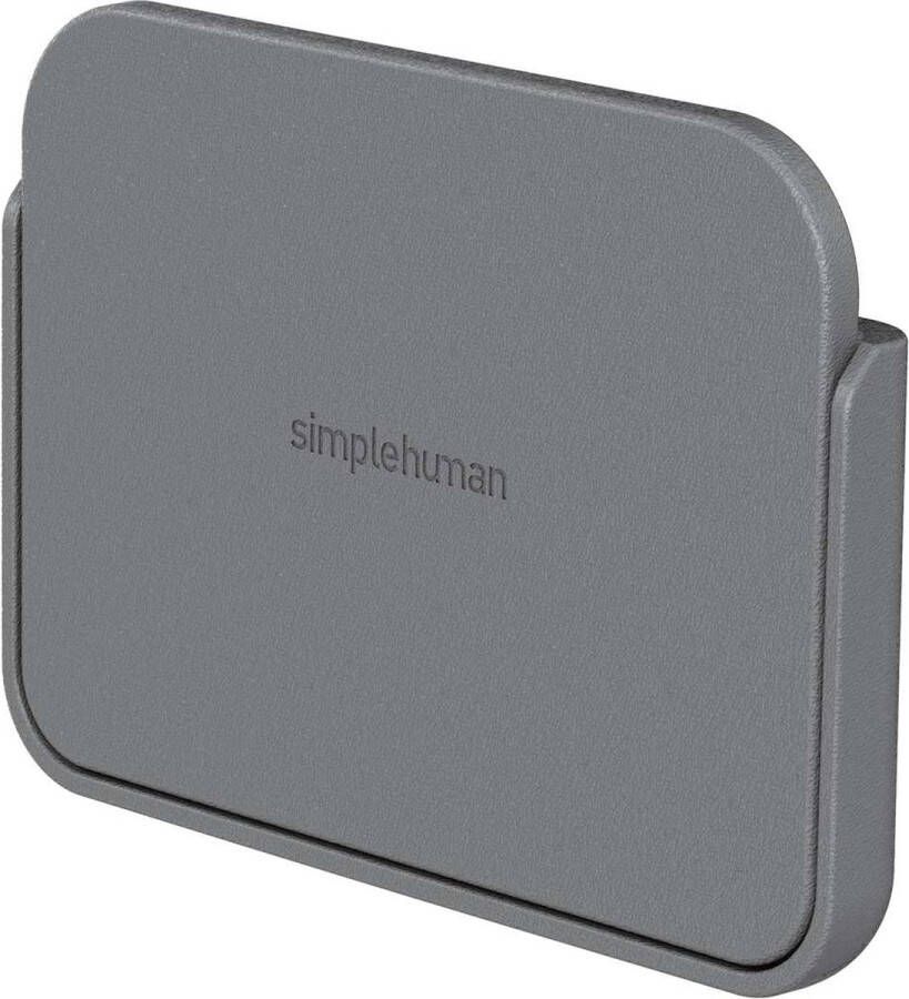 Simplehuman Compost Emmer Wandbevestiging Grijs Roestvast Staal