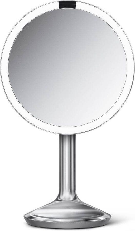 Simplehuman SE Sensor Spiegel met Telefoonhouder 20 cm Zilver