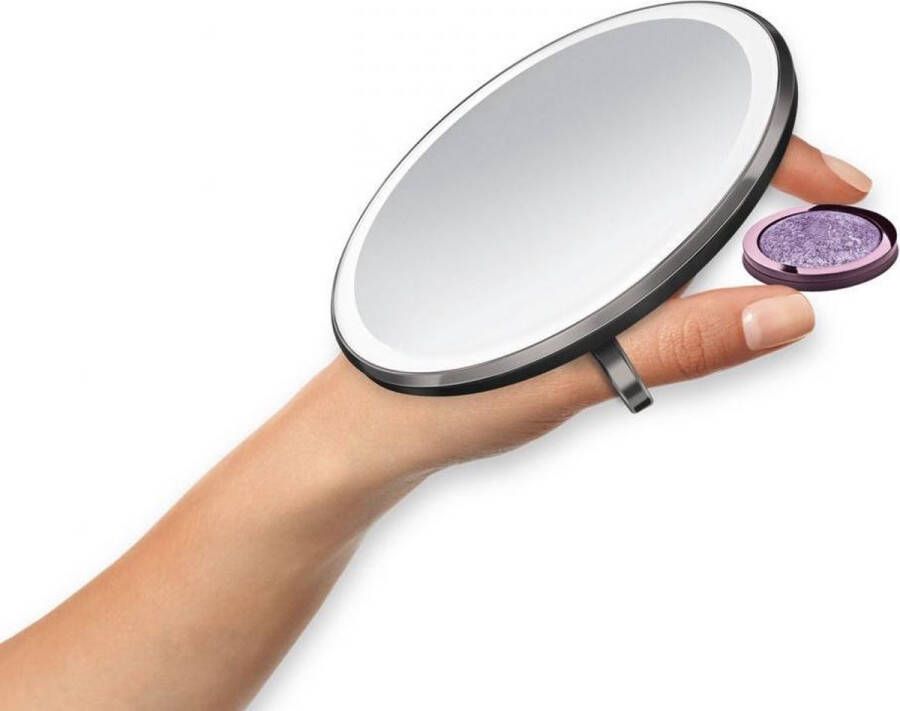 Simplehuman Spiegel Sensor Compact RVS � cm Zwart