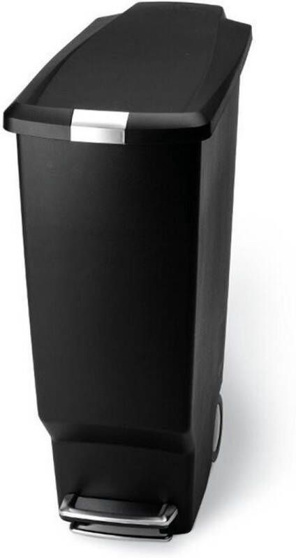 Simplehuman Slimline Prullenbak 40 l Plastic Zwart