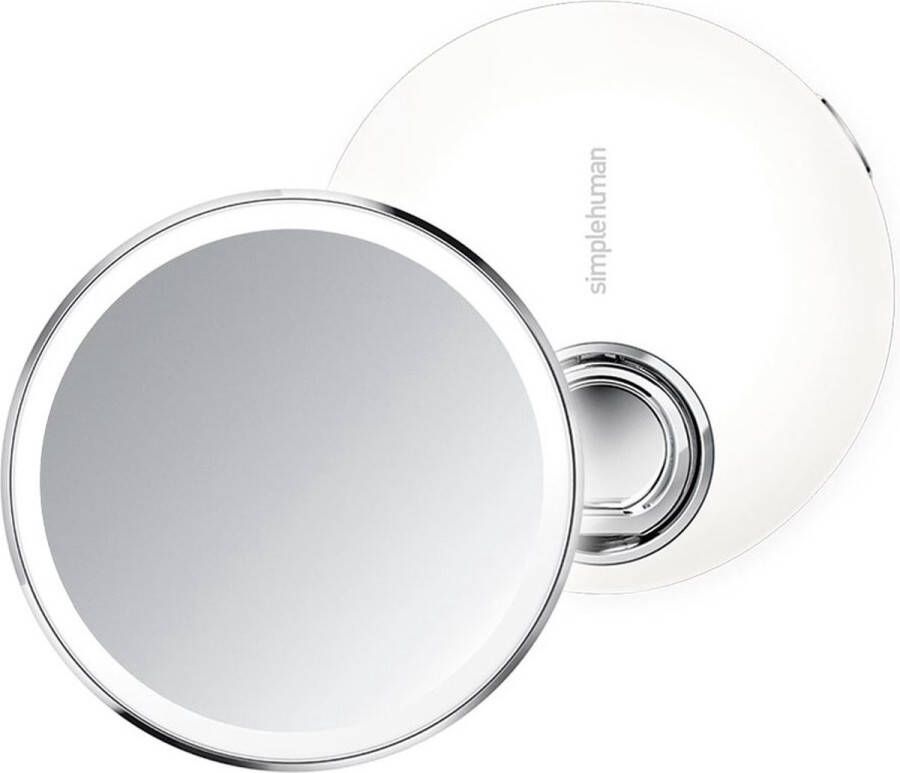 Simplehuman Spiegel met Sensor Compact 3x Vergroting Wit