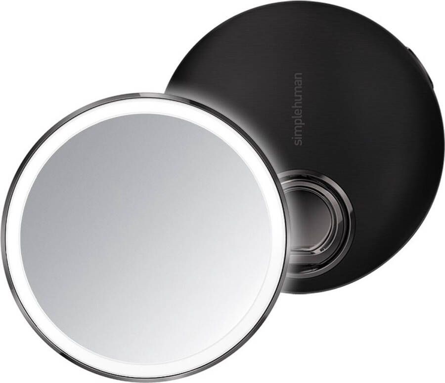 Simplehuman Spiegel met Sensor Compact 3x Vergroting Zwart
