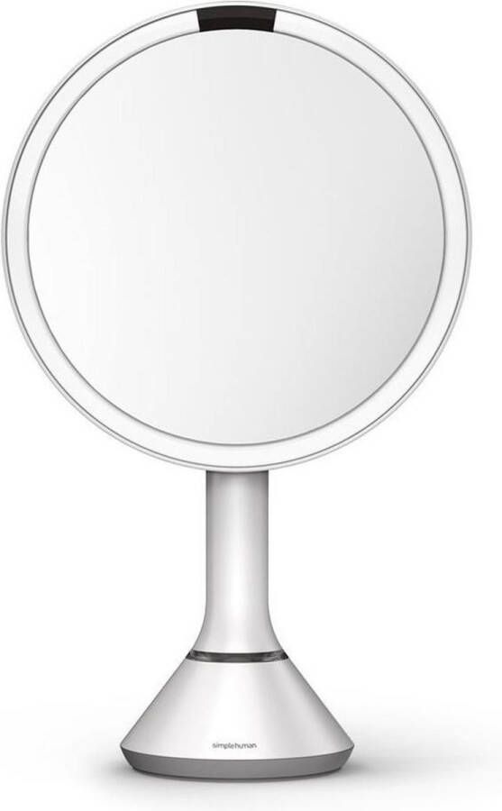 Simplehuman Spiegel met Sensor Rond 5x Vergroting Wit