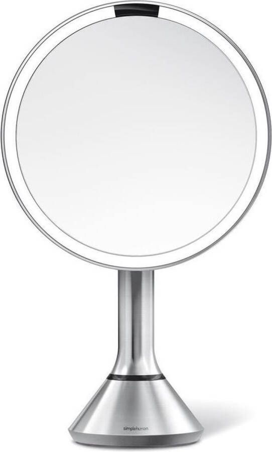 Simplehuman Spiegel met Sensor Rond 5x Vergroting Zilver Simple