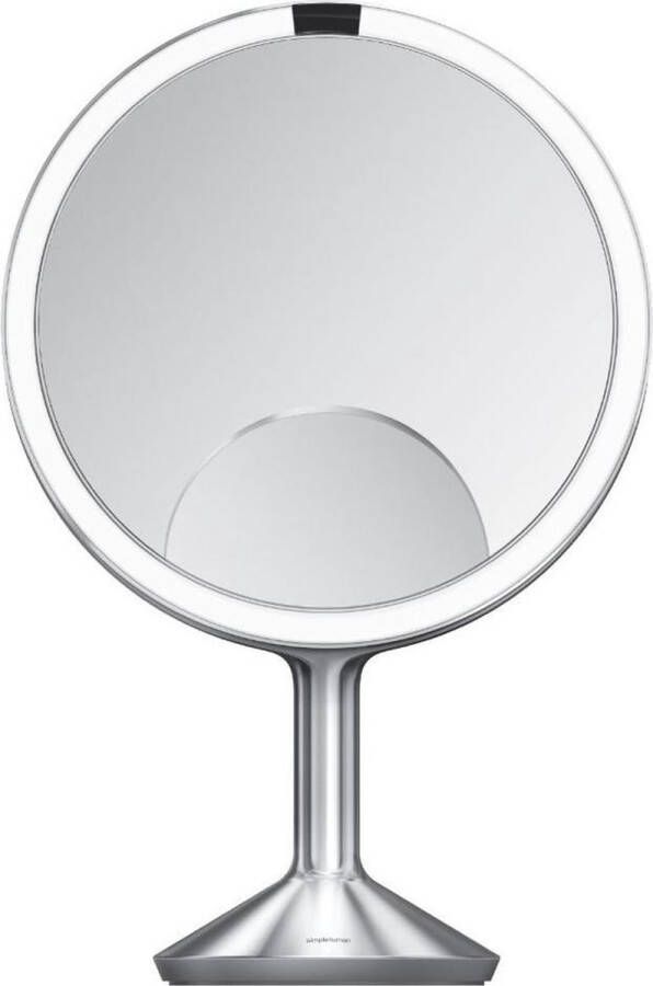 Simplehuman Spiegel met Sensor Trio Max 1x-5x-10x Vergroting Zilver