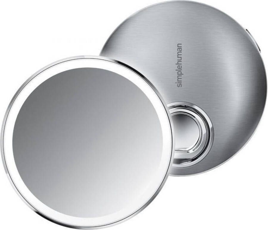 Simplehuman Spiegel Sensor Compact RVS � cm Zilver