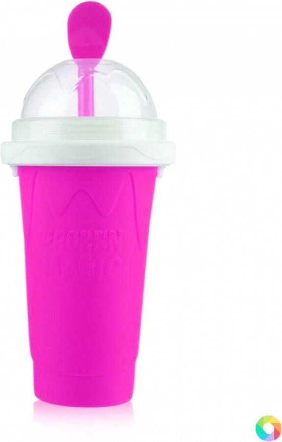 SimpleLiving Slush Puppy Beker Roze Slush Beker Maker Roze Slushy Cup Pink DIY smoothie cup Pink