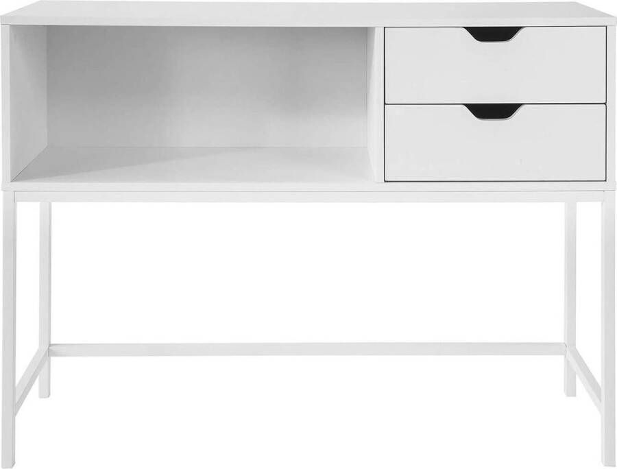 Simpletrade Console tafel Bureau 2 lades Hout 110x80x30 cm