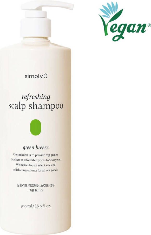 SimplyO Refreshing Scalp Shampoo (Green Breeze)