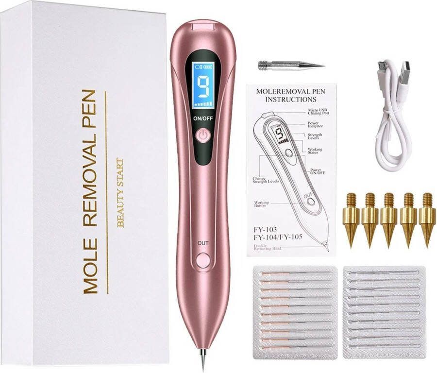 SinBeauty Laser Plasma Pen Steelwratjes Verwijderen Wrattenbehandeling Wrattenverwijderaar Pigmentvlekken Mee Eters Blackhead Remover Glossy