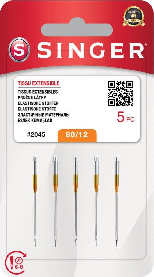 Singer stretch naalden dikte 80 2045