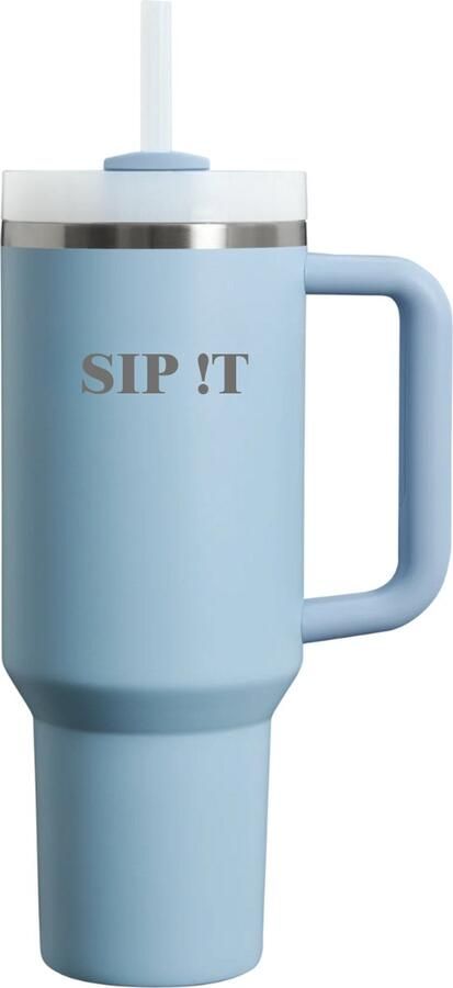 SIP !T Cup H2.0 FlowState Tumbler Blauw Thermosfles Drinkfles Beker 1 2 Liter