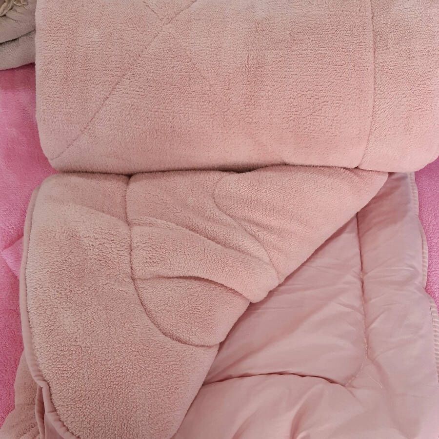 SIRAC Dekbed 4 Seizoenen Dekbed 195 x 215 Anti Allergie Zomerdekbed & Winterdekbed Lichtroze