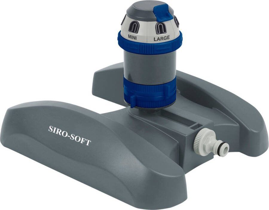 Sirocco Siro Soft Cirkelsproeier met 6 Sproeistanden Verstelbare Tuinsproeier voor Efficiënte Bewatering