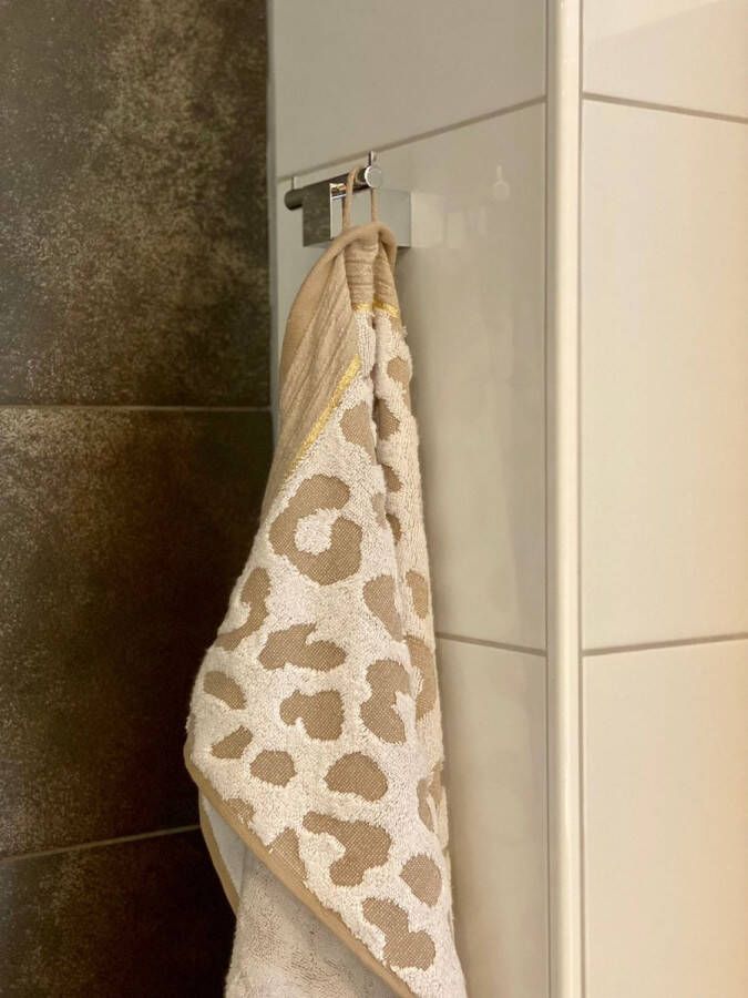 Sizland Dezign Handdoeken – Handdoek katoen – Badlaken Kap Verde beige – Badhanddoeken 70x140