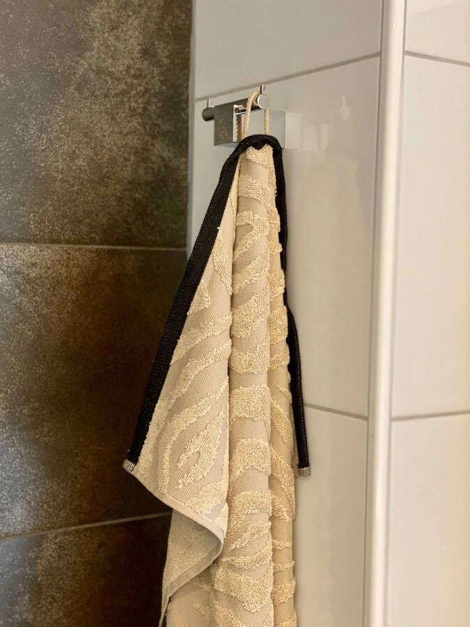 Sizland Dezign Handdoeken – Handdoek katoen – Badlaken Zanzibar beige – Badhanddoeken 70x140