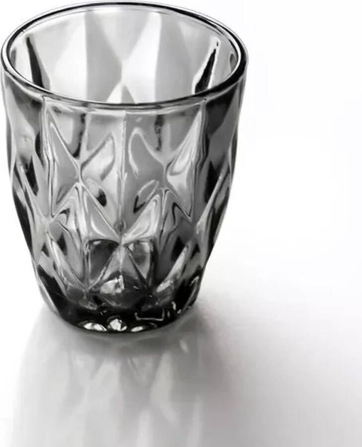 Sizland Dezign Borrelglazen glas borrelglazen Pacifico 2 st. borrelglazen grijs