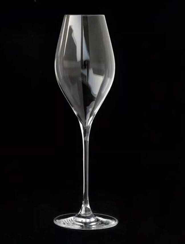 Sizland Dezign Champagneglazen kristalglas champagneglazen Grace 4 st. champagneglazen transparant