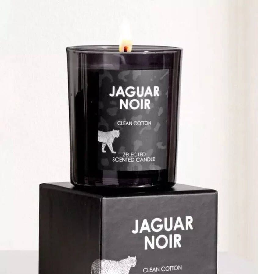 Sizland Dezign Geurkaarsen – Geurkaarsen geschenkset – Geurkaars Jaguar Noir- Geurkaars in glas
