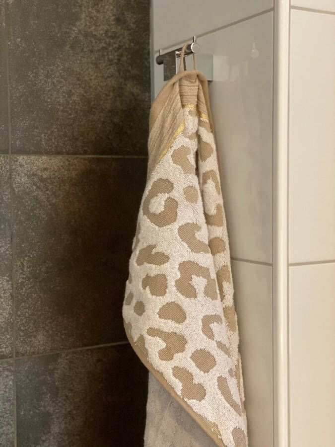 Sizland Dezign Handdoeken – Handdoek katoen – Handdoek Kap Verde beige – Badhanddoeken 50x70