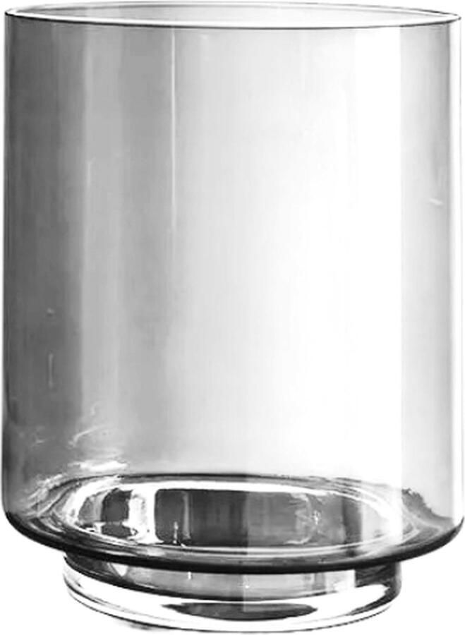 Sizland Dezign Vaas glas – vaas Medienne Optic Clear klein vaas transparant