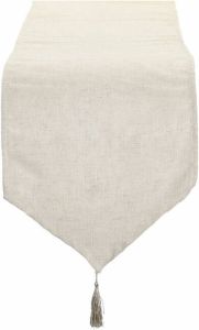 Sizland Dezign Tafelloper Emely Polyester Cremé