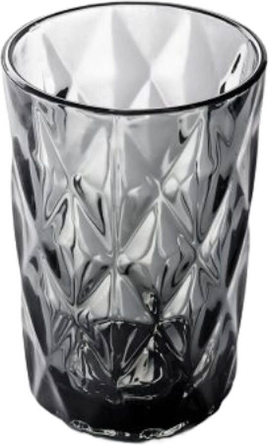 Sizland Dezign Waterglazen glas waterglazen Pacifico 2 st. waterglazen grijs