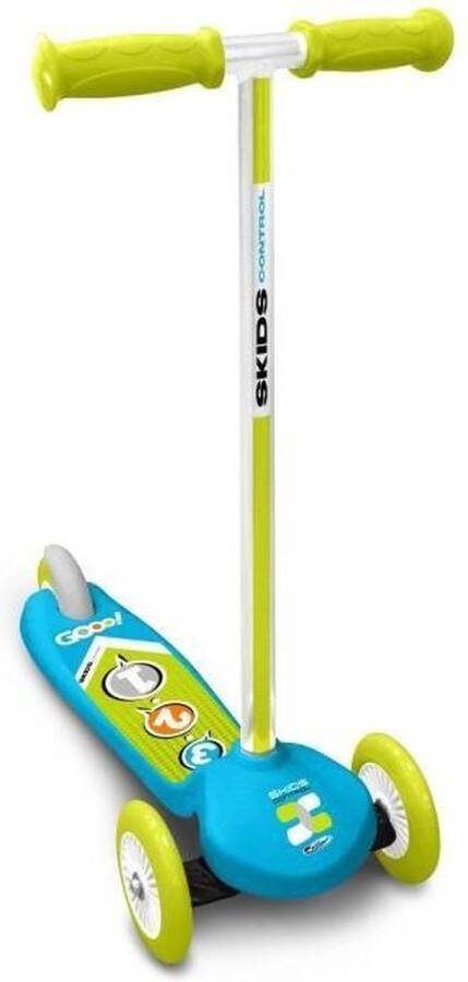 Quality Shops Skids Control Kinderstep Jongens Vrijloop Blauw Groen