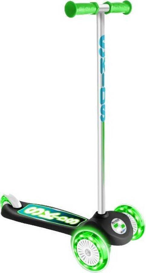 Quality Shops Skids Control step lichtgevend junior 66 x 27 cm ABEC 5 groen
