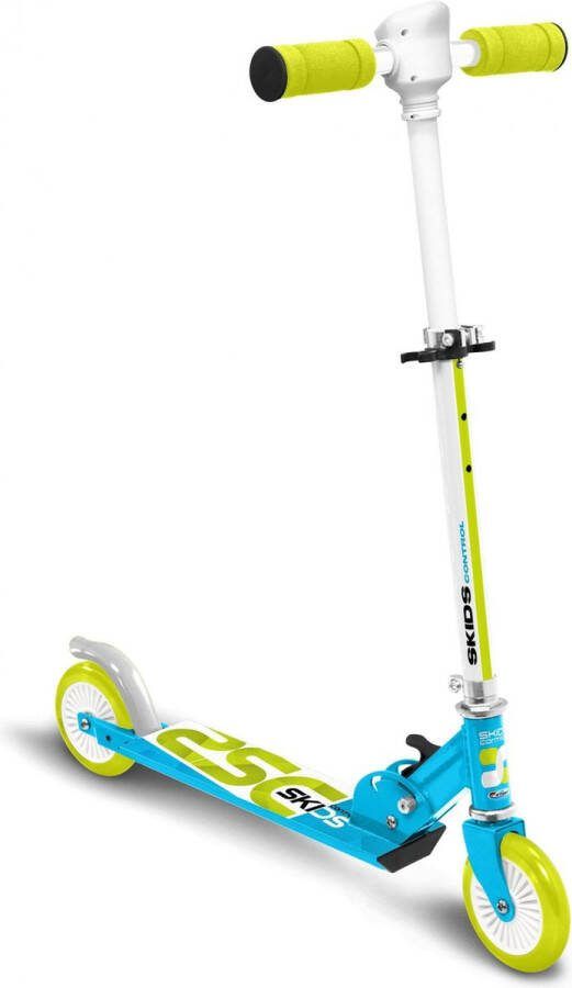 Quality Shops Skids Control Kinderstep vouwstep Junior Voetrem Lichtblauw Lichtgroen