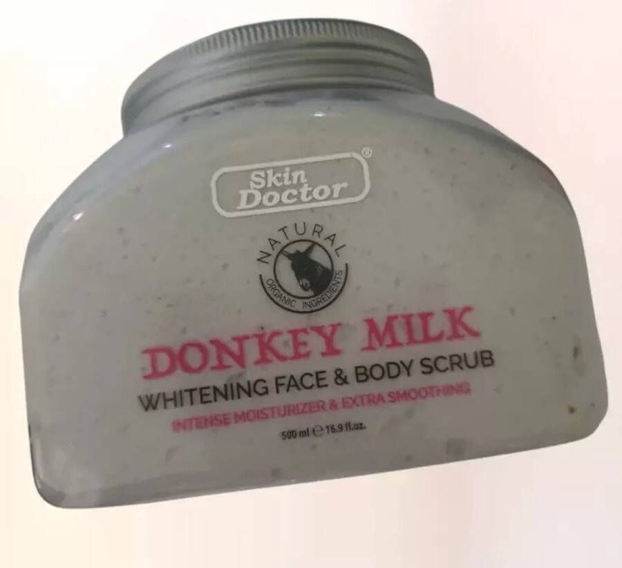 Skin Doctors Donkey Milk Whitening Face & Body Scrub (500ml)