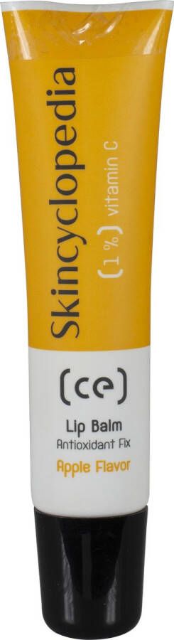 Skincyclopedia prijs per 2 verpakkingen Lippenbalsem 1% Vitamine C 10ml antioxidant fix appelsmaak