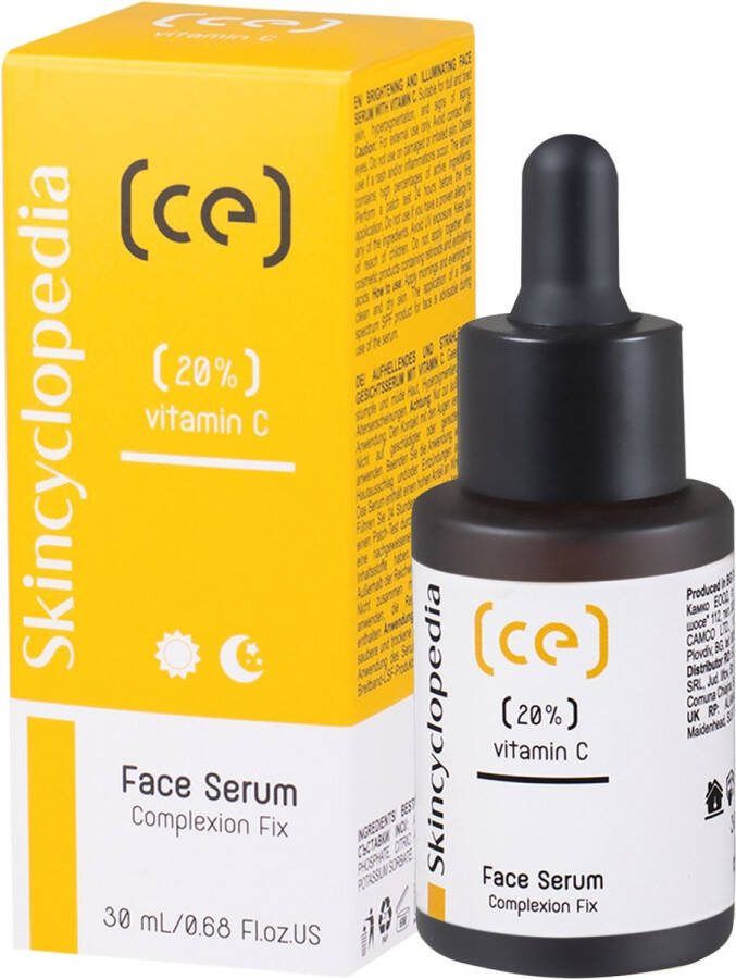 Skincyclopedia Vitamine C serum Gezichtsserum Face serum Huidverzorging Verhelderend en Verlichtend