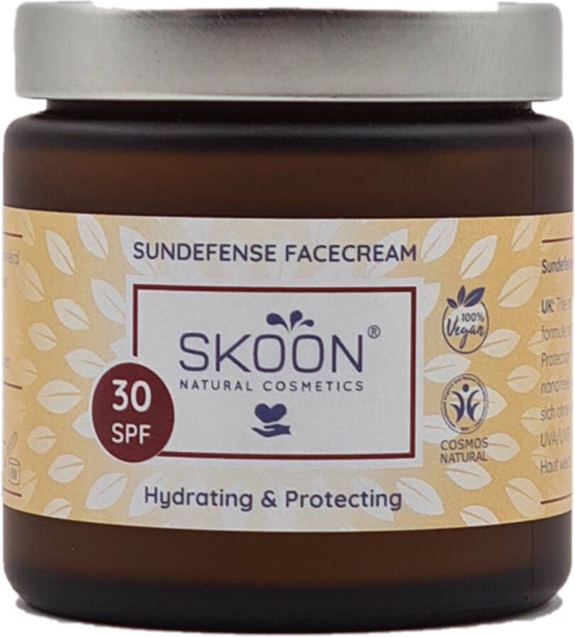 SKOON Face Cream Sundefence Hydrating & Protecting SPF30