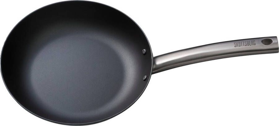 Skottsberg Koekenpan Plaatstaal 20 cm Carbon Steel alle warmtebronnen Inductie