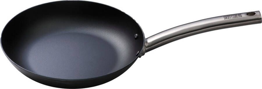 Skottsberg Koekenpan Plaatstaal 24 cm Carbon Steel alle warmtebronnen Inductie
