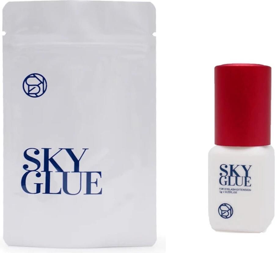Sky glue S+ wimperextensions lijm rode dop tot 7 weken retentie