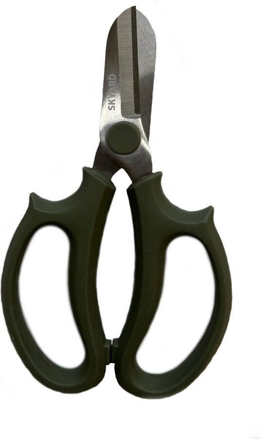 SKYARD Bloemenschaar 2 stuks Ergonomische Bloemschaar RVS Bladen Comfortabele Grip Groen & Roze
