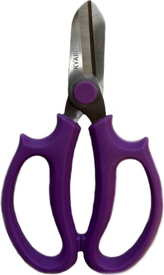 SKYARD Bloemenschaar Ergonomische Bloemschaar RVS Bladen Comfortabele Grip Paars