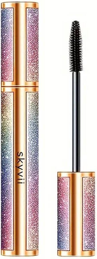 Skyvii 4D Mascara Waterproof Limited Edition 9 gram High Impact Volume Mascara Langhoudend Professionele Vlekbestendige Mascara Diamant & Sterrenhemel Wimpermake-up