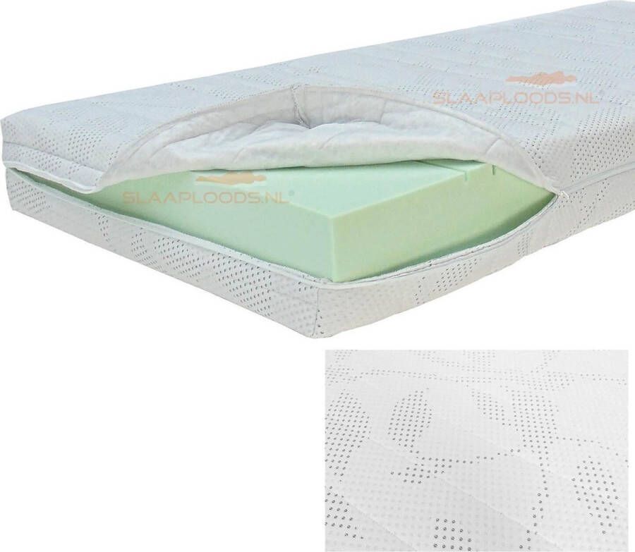 Slaaploods.nl Matrashoes Met Rits Deluxe Anti Allergie 100x200 cm Hoogte 20 cm