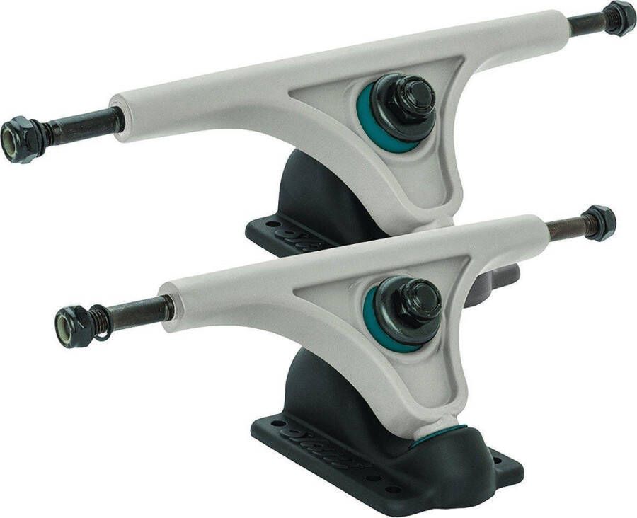 Slant Reverse mag kingpin skateboard trucks grey black 150 (2 stuks)