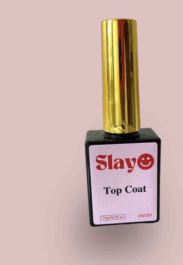 Slayo © Top Coat Gellak Top Coat Gel Shine Top Coat Gellak LED UV lamp nodig Gellak Stickers Top Coat Topcoat No Wipe