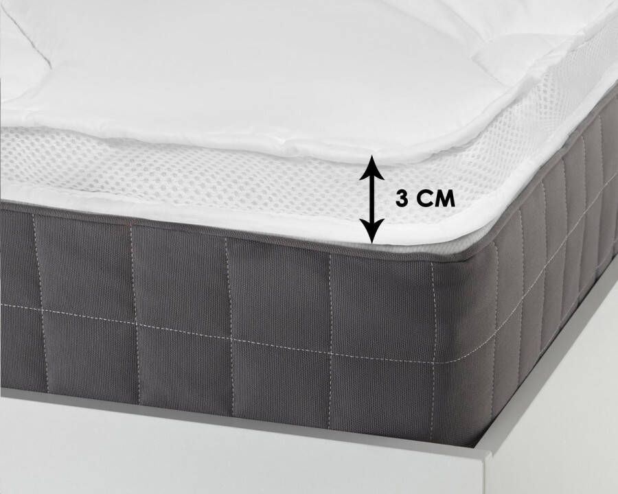Sleeptime 3D Air Hotel Topper Lits-jumeaux 180x200 Wit