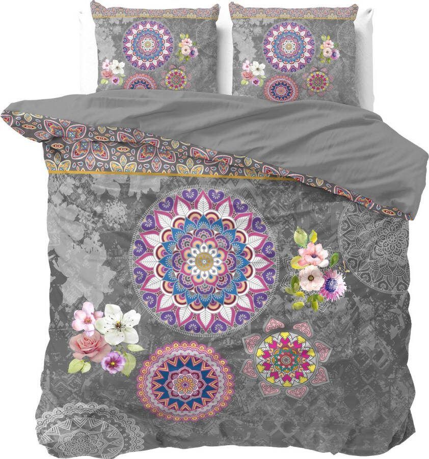 Dreamhouse Bedding Betty dekbedovertrek 100% katoen Lits-jumeaux (240x200 220 cm + 2 slopen) Grijs