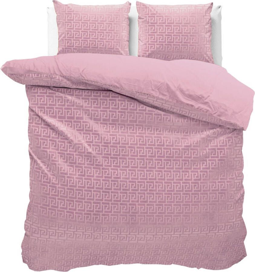 Sleeptime Fashion Dekbedovertrek 200x200 220 + 2 kussenslopen 60x70 Roze Eenpersoons
