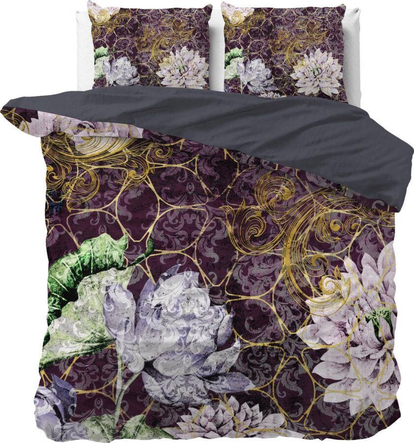 Sleeptime Dekbedovertrek Lenette Fotoprint Met Knoopsluiting Incl. Kussenslopen Bruin 2-persoons 200 X 220 Cm + 2 Slopen